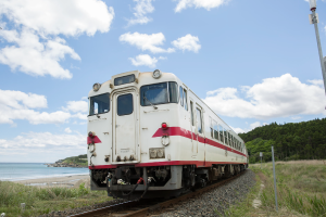 リアス式海岸と鉄道